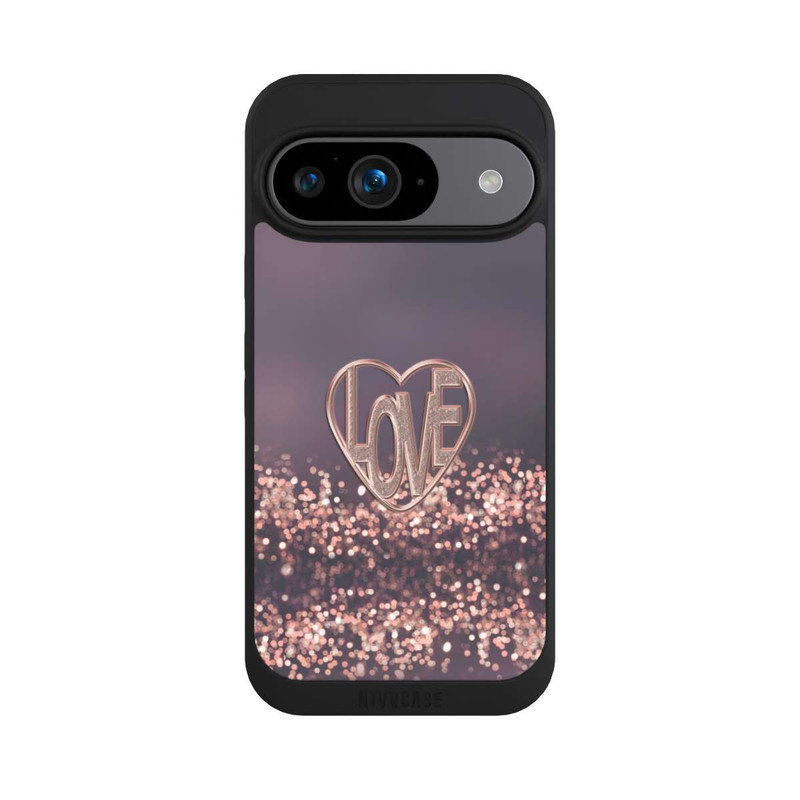 Pixel 9 NIVOpure LOVE Rose Pailleté