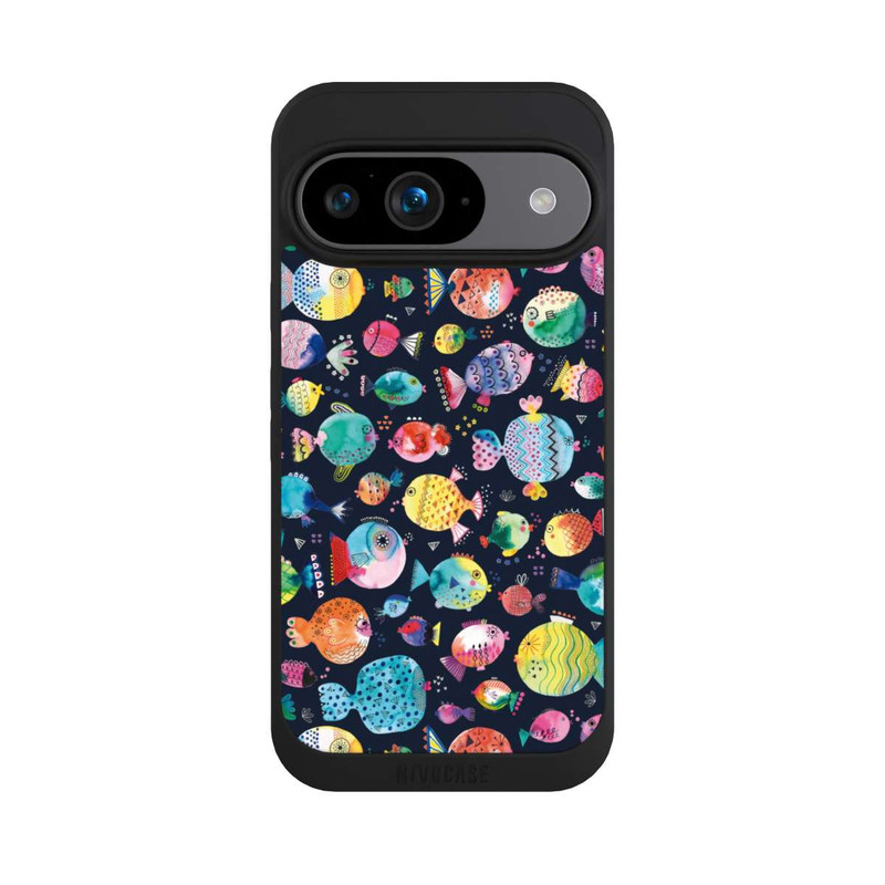 Pixel 9 NIVOpure Strandkugelfische Kinder Marineblau