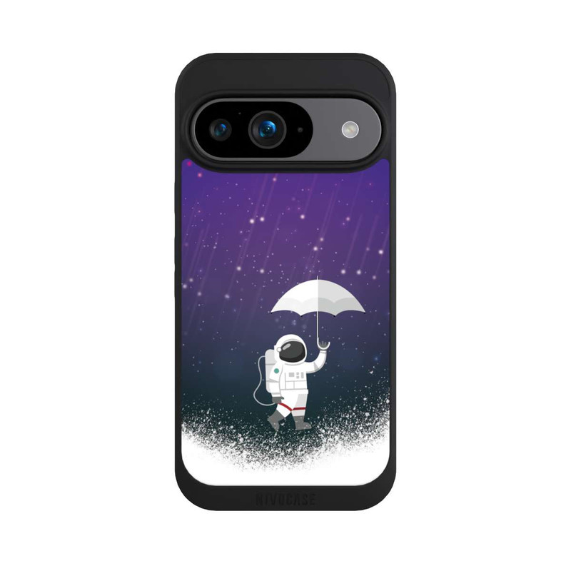 Pixel 9 NIVOpure Astronaute Sous une Pluie d'Astéroïdes