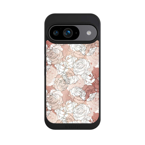 Google Pixel 9 NIVOpure Roses en fleurs Dessin au trait