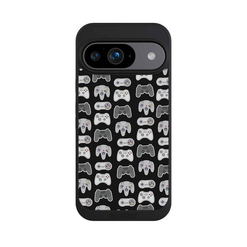 Pixel 9 NIVOpure Controller Pattern Black Background