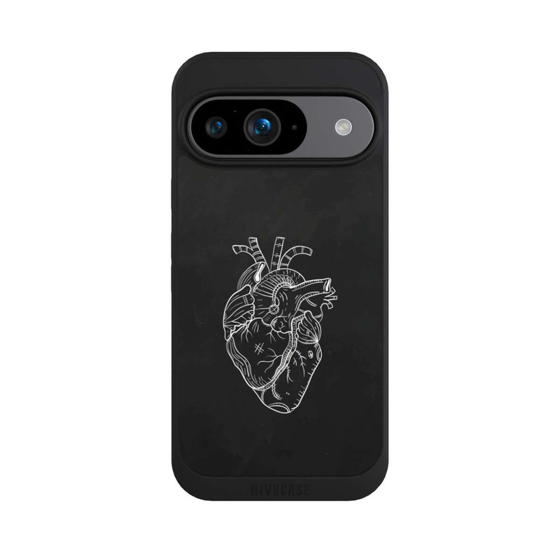 Pixel 9 NIVOpure Heart Drawing Black