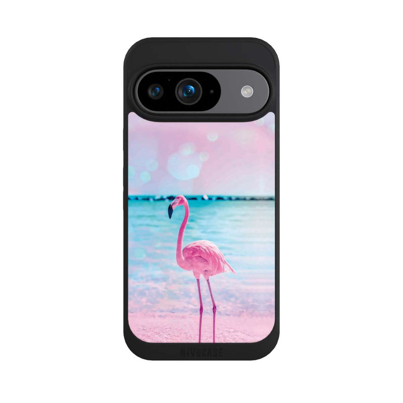 Pixel 9 NIVOpure Pink Flamingo on the beach