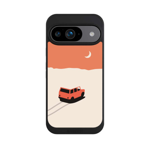Google Pixel 9 NIVOpure Auto in der Wüste