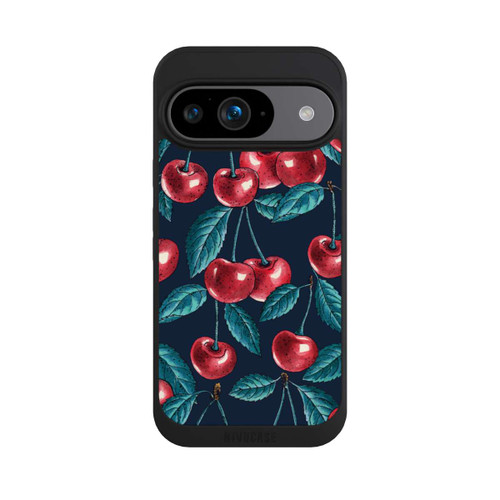Google Pixel 9 NIVOpure Kirschen Dunkles Muster