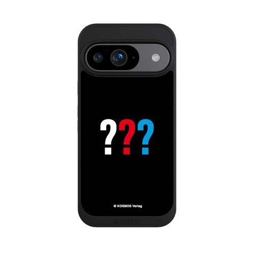 Google Pixel 9 NIVOpure Drei Fragezeichen Logo