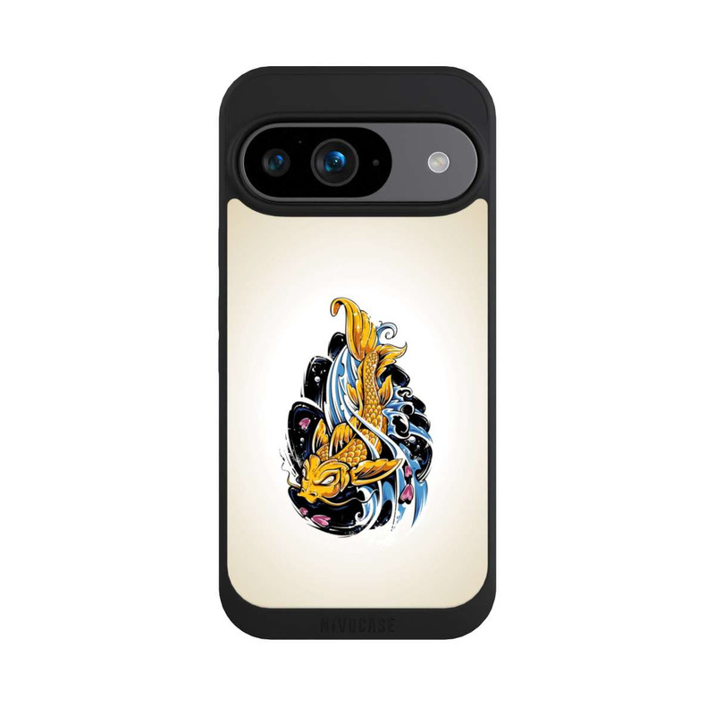Pixel 9 NIVOpure Japanese Fish Illustration 