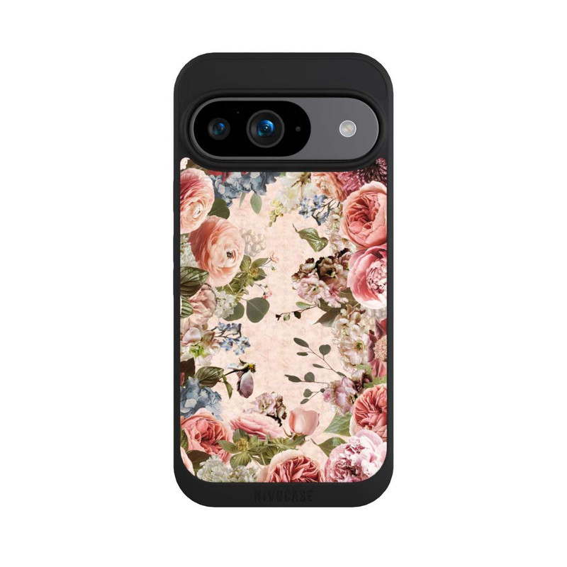 Pixel 9 NIVOpure Blumenrahmen Pfingstrosen Pastell