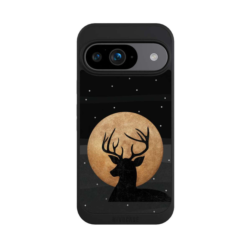 Pixel 9 NIVOpure Cerf et lune d'or