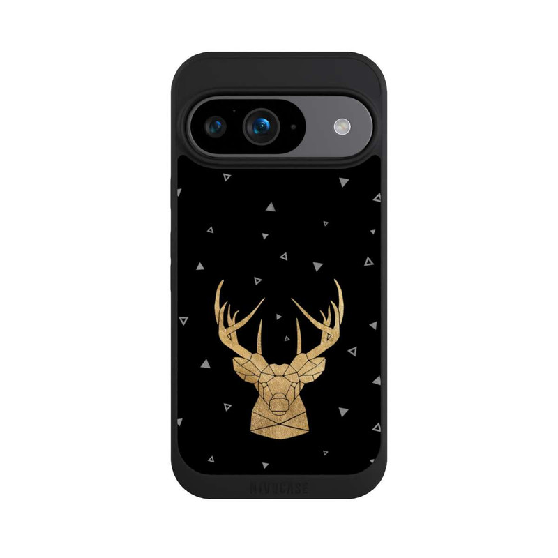 Pixel 9 NIVOpure Cerf et bois géométriques
