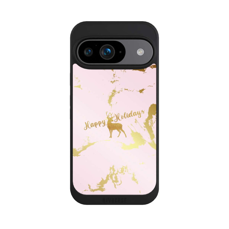 Pixel 9 NIVOpure Happy Holidays Reindeer Gold