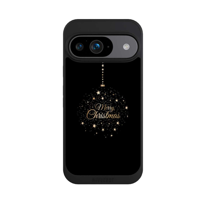 Pixel 9 NIVOpure Merry Christmas Gold Stars