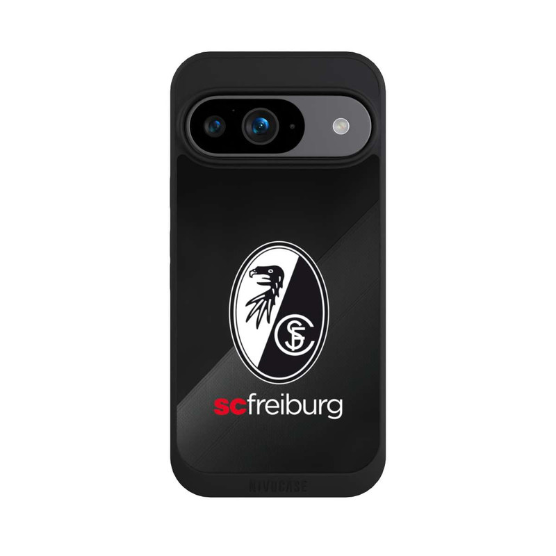 Pixel 9 NIVOpure Zwei Texturen mit dem Schriftzug SC Freiburg