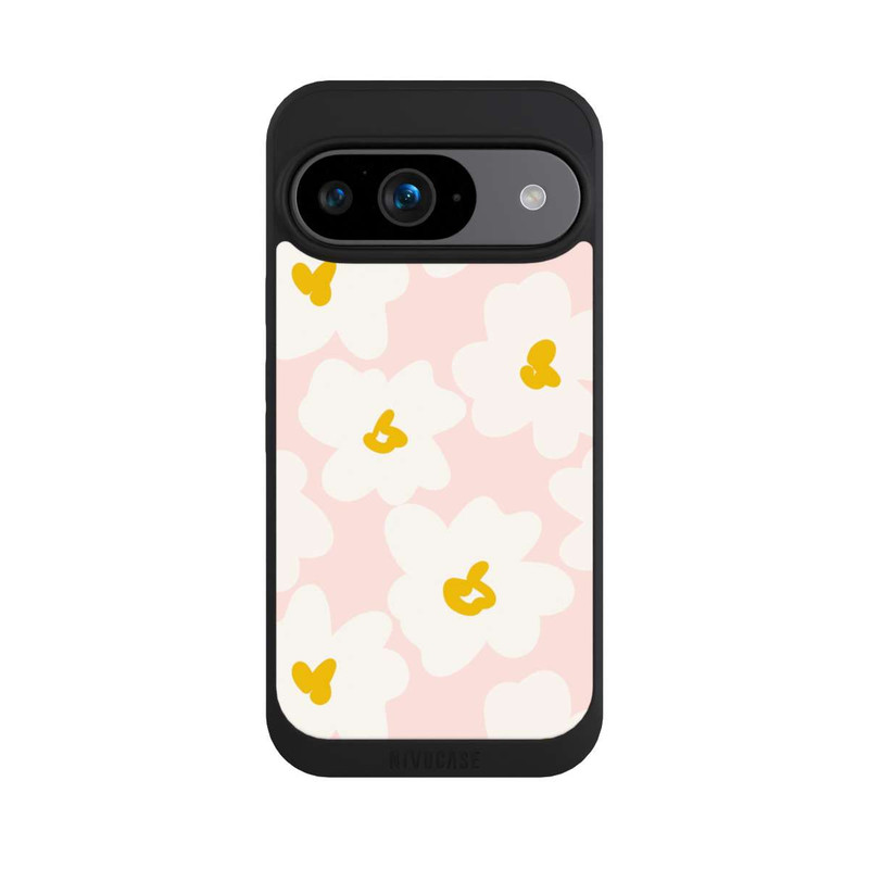 Pixel 9 NIVOpure Retro Flower Wall Daisy Apricot