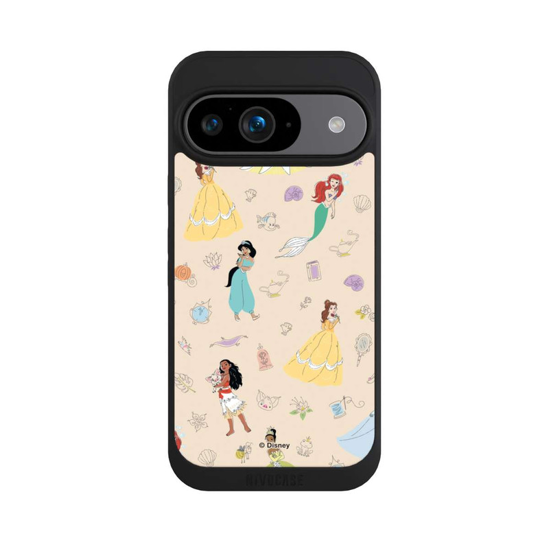 Pixel 9 NIVOpure Princess Pattern Beige Disney Princess