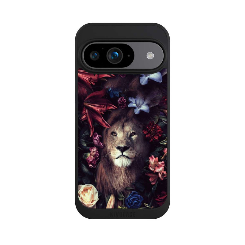 Pixel 9 NIVOpure Lion & Fleurs Colorées