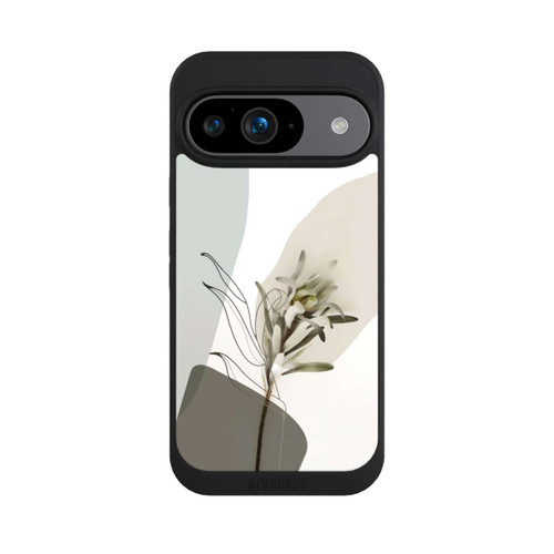 Google Pixel 9 NIVOpure Boho Line Art Olivgrün