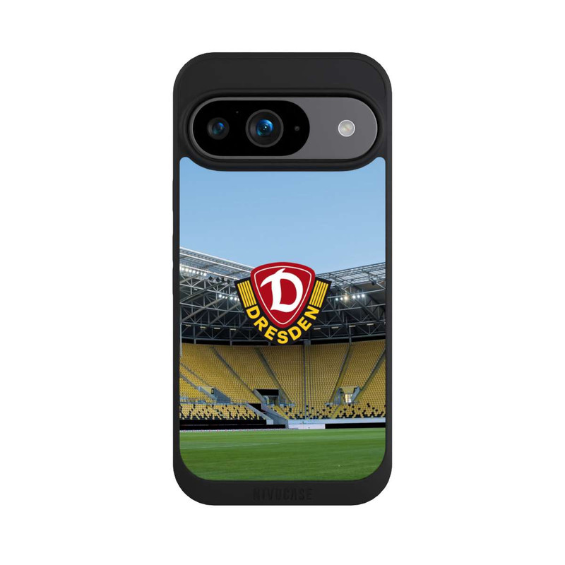Pixel 9 NIVOpure Dynamo Dresden Stadion Logo