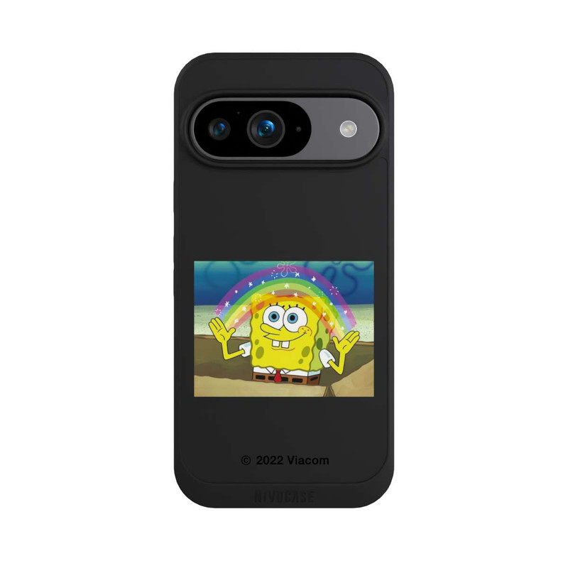 Pixel 9 NIVOpure Bob L'Éponge - Meme Arc-en-ciel Transparent