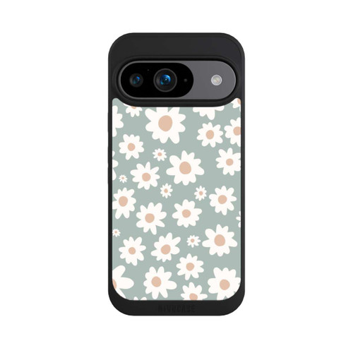 Google Pixel 9 NIVOpure Gänseblümchen Muster grün