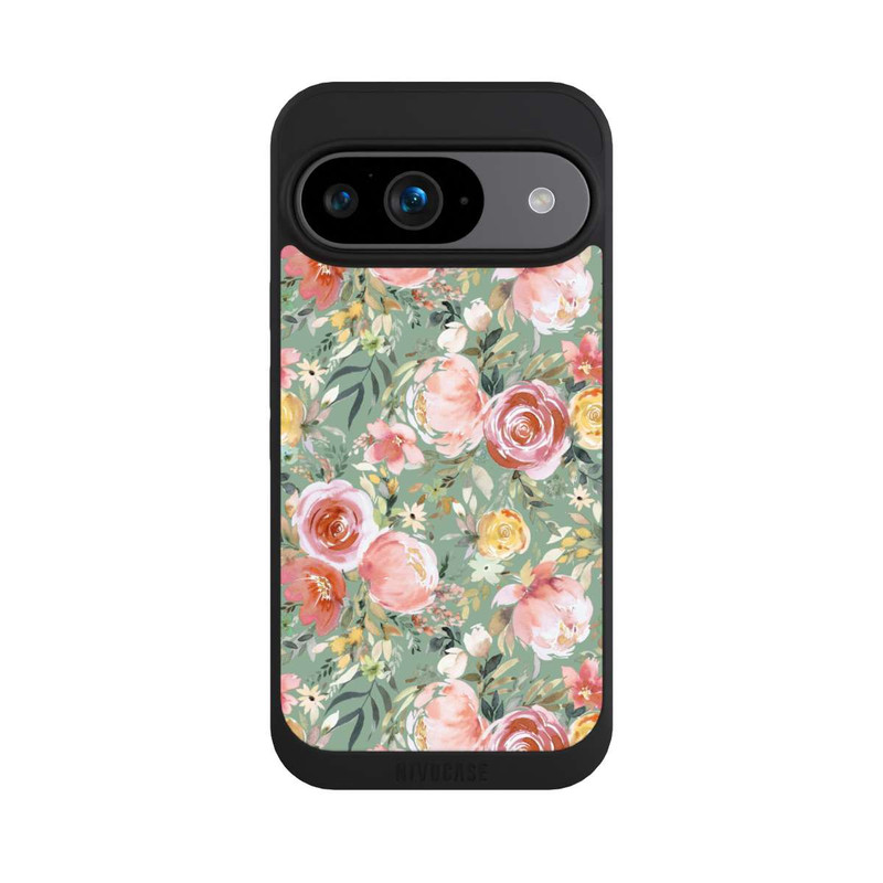 Pixel 9 NIVOpure Pastellfarbener Pfingstrosenstrauß