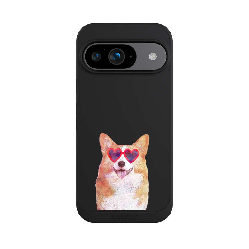 Pixel 9 NIVOpure Corgi Mignon Fond Transparent