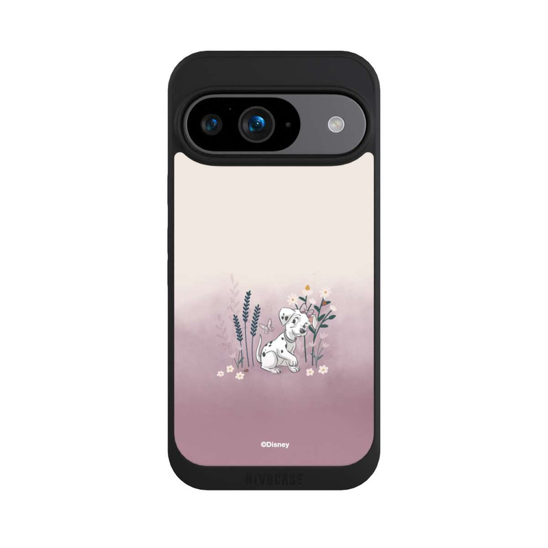 Pixel 9 NIVOpure Les 101 Dalmatiens avec des fleurs
