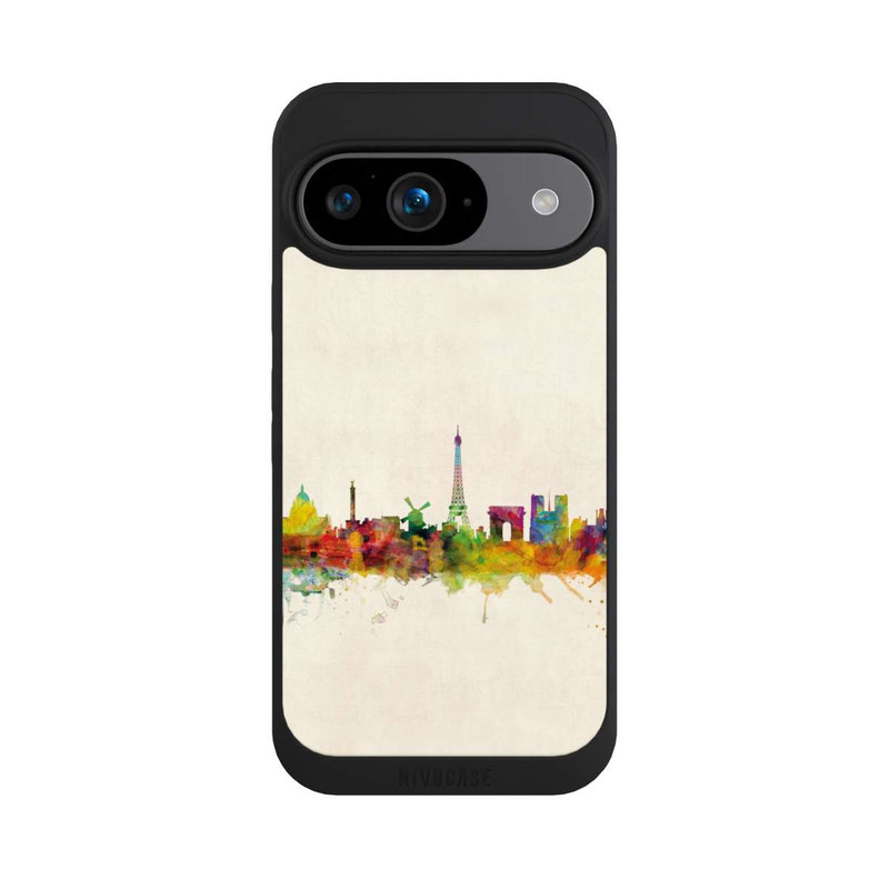 Pixel 9 NIVOpure Paris Skyline Vintage Hintergrund