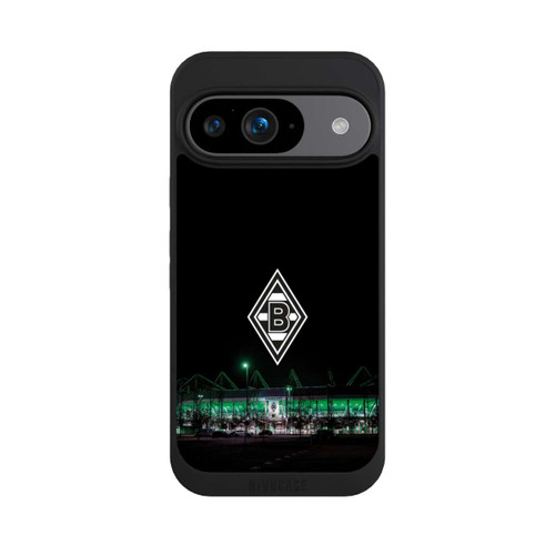 Google Pixel 9 NIVOpure Borussia-Park bei Nacht