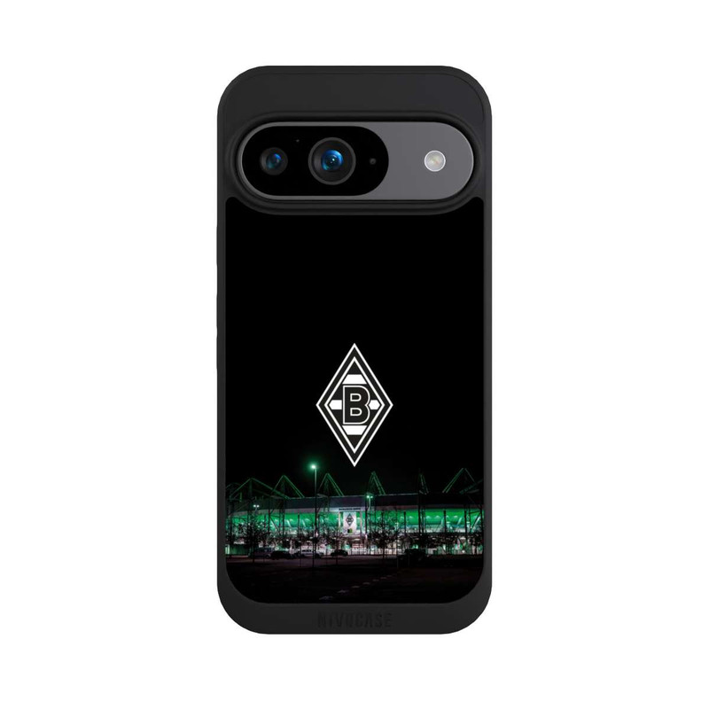 Pixel 9 NIVOpure Borussia-Park bei Nacht
