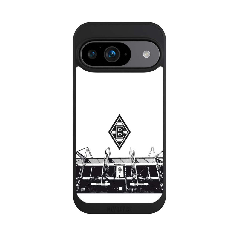 Pixel 9 NIVOpure Borussia-Park Schwarz und Weiß