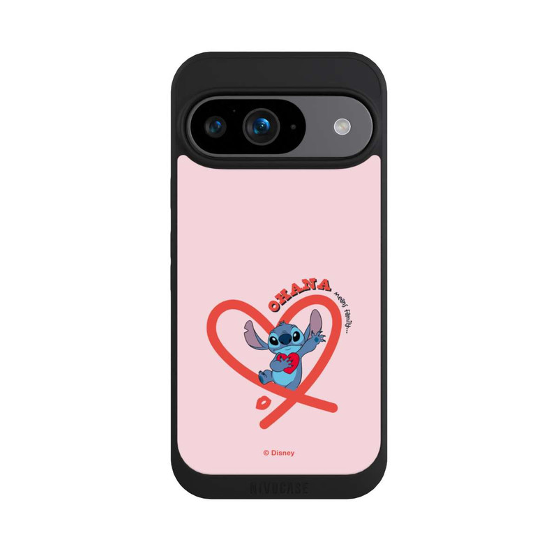 Pixel 9 NIVOpure Stitch Ohana Cœur rose