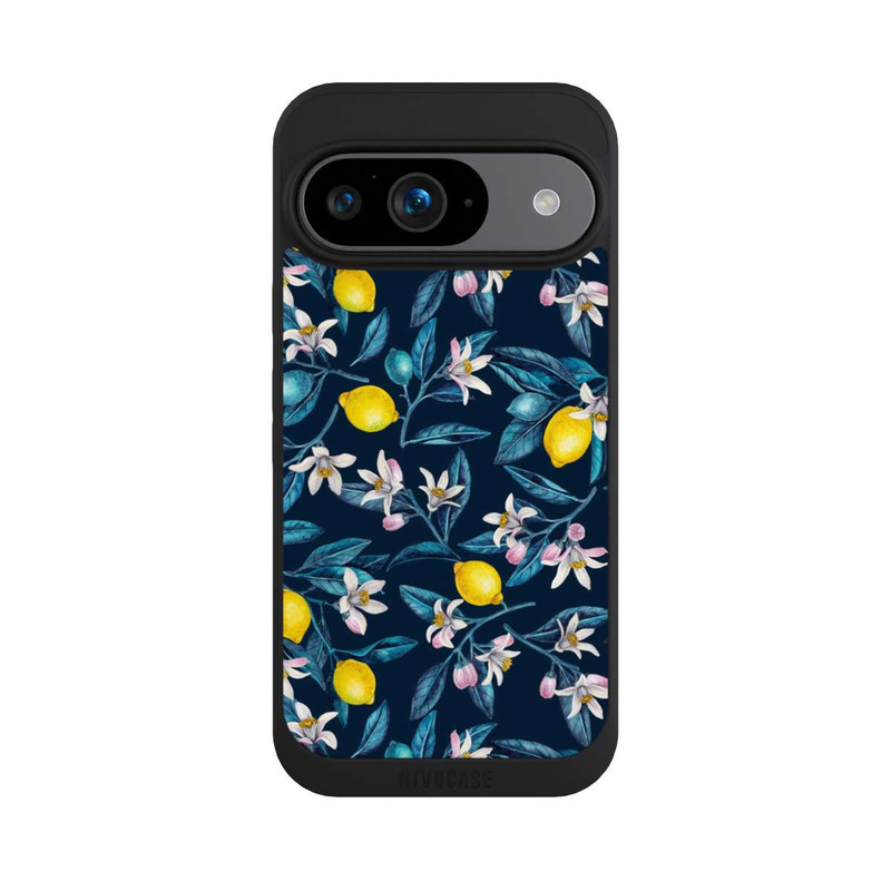 Pixel 9 NIVOpure Zitronen und Blüten dunkel