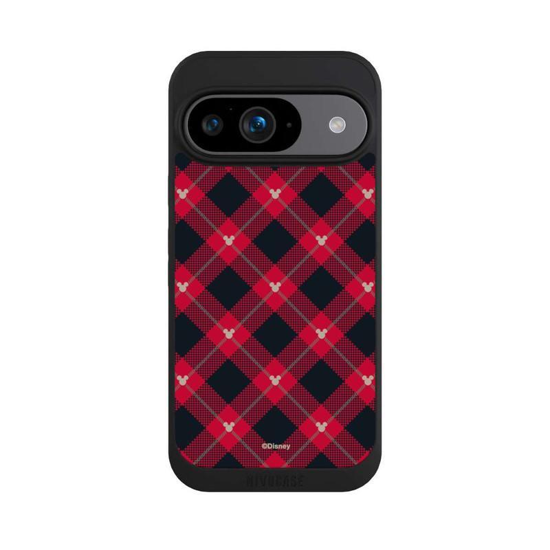 Pixel 9 NIVOpure Mickey Weihnachtsmuster Rot