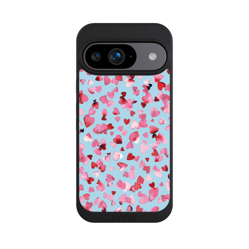 Pixel 9 NIVOpure Saint Valentin Amour Coeurs Rose Bleu