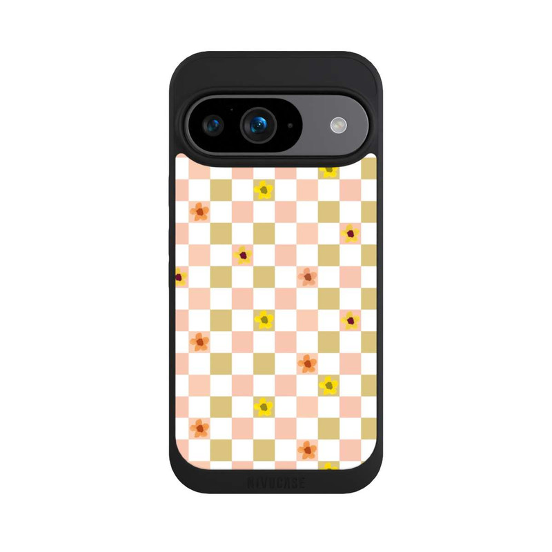 Pixel 9 NIVOpure Chèques Fleurs Pastel Nostalgiques