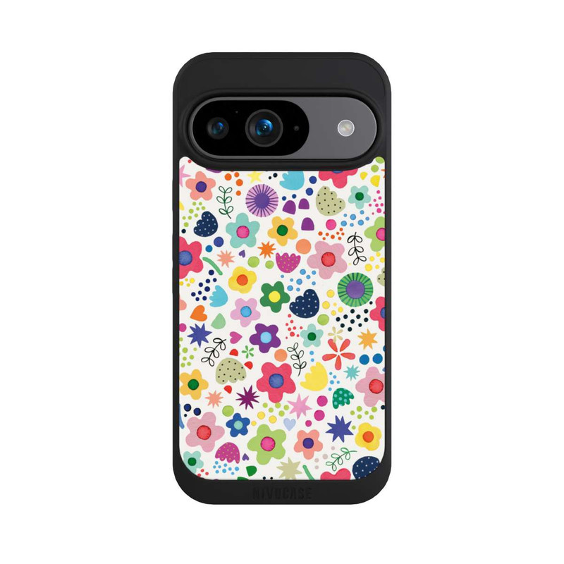Pixel 9 NIVOpure Psychedelic Flowers Colorful