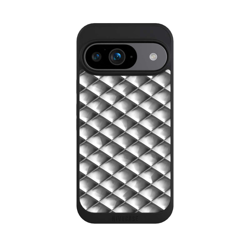 Pixel 9 NIVOpure Glamour Silver Squares
