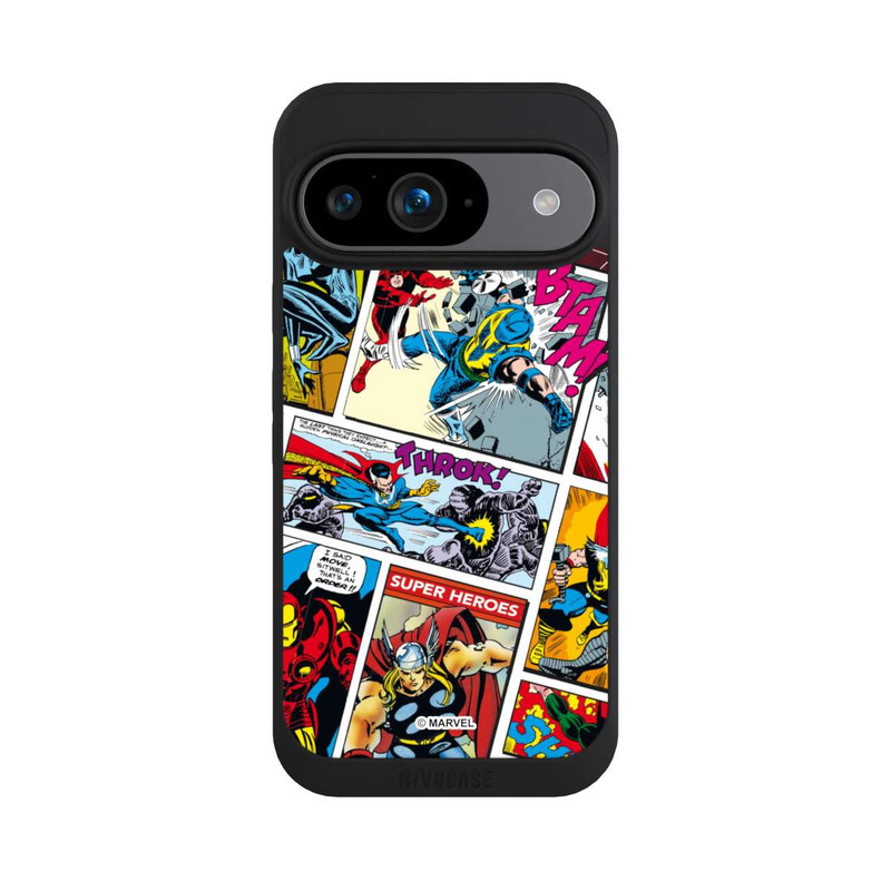 Pixel 9 NIVOpure Marvel Retro Comic Blue