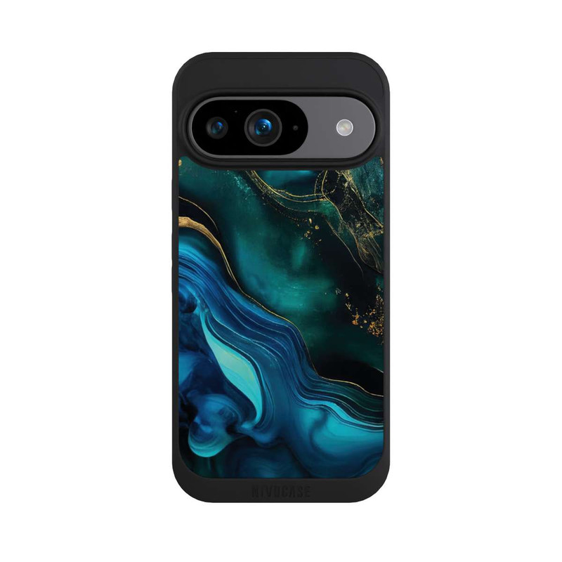 Pixel 9 NIVOpure Blue Gold Ink with AI