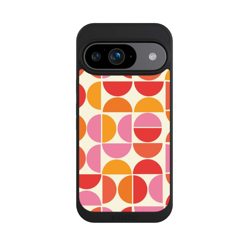 Pixel 9 NIVOpure Retro Trend Muster Orange