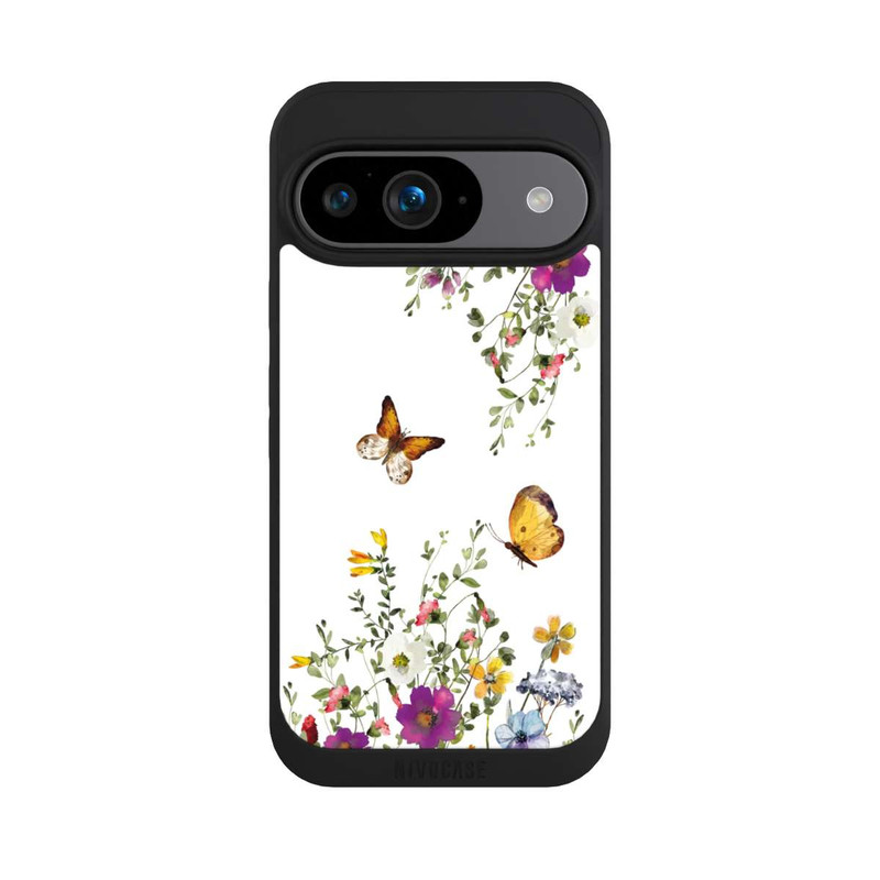Pixel 9 NIVOpure Papillons et fleurs colorées