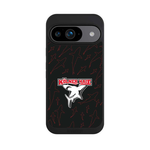 Google Pixel 9 NIVOpure Haie Muster Rot