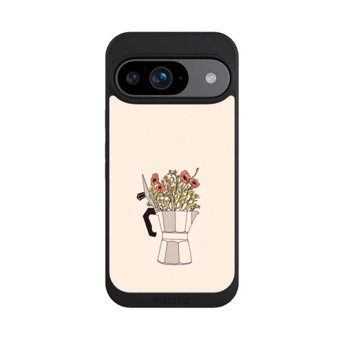 Google Pixel 9 NIVOpure Moka Blumen