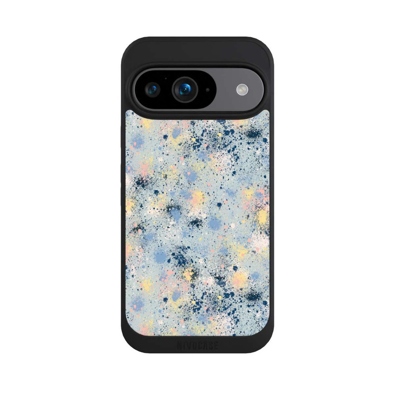 Pixel 9 NIVOpure Tintentropfen Staub Textur Blau