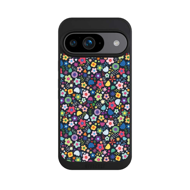 Pixel 9 NIVOpure Psychedelic Flowers Multi Black