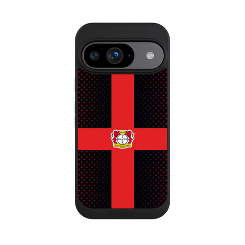 Google Pixel 9 NIVOpure Bayer 04 Leverkusen Rotes Kreuz auf Schwarz