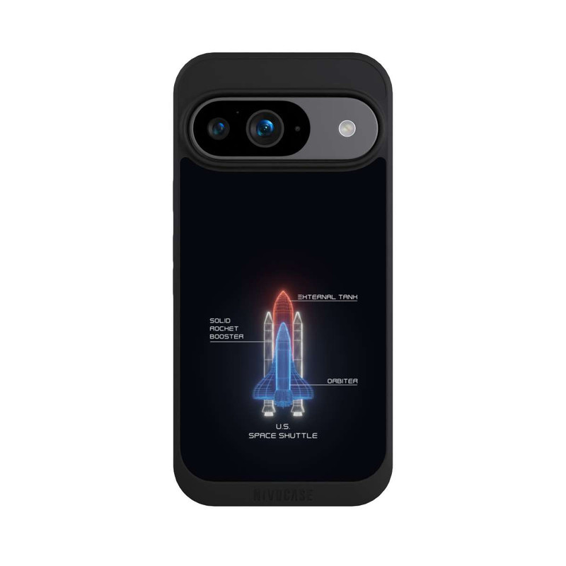 Pixel 9 NIVOpure Space Shuttle Drahtmodell
