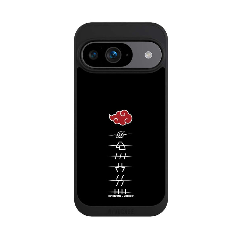 Pixel 9 NIVOpure Akatsuki Mitgliedssymbole Schwarz