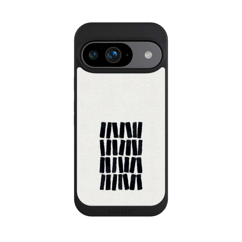 Pixel 9 NIVOpure Schwarze Pinselstriche